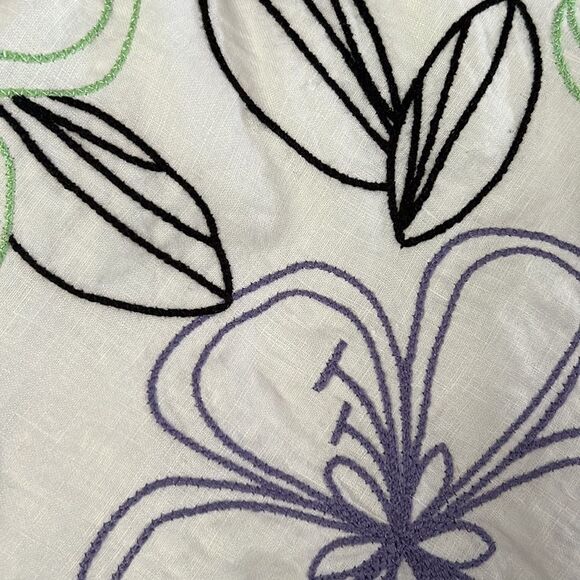LOFT Linen A Line Skirt Size 4 - Picture 4 of 4